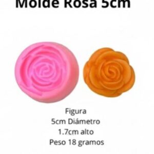 molde rosa 5cm ref:67