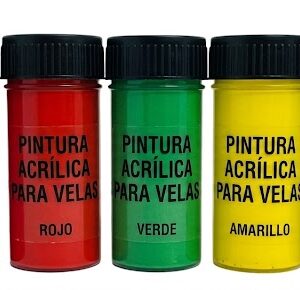 pintura acrilica para velas